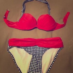 Halter Top Bikini Set